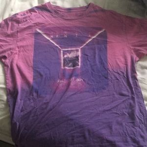 Fall Out Boy MANIA Purple/Pink Tie Dye T-Shirt